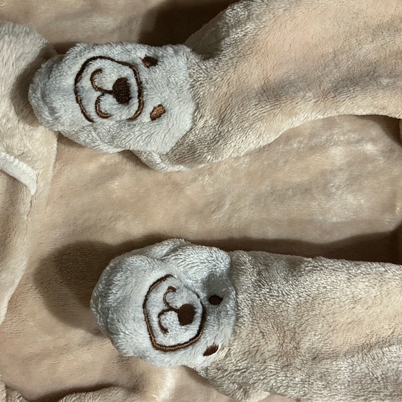 Onesies 0 to  3 moths infant set of two. Winter warmth full body cover hoodie - Picture 9 of 13